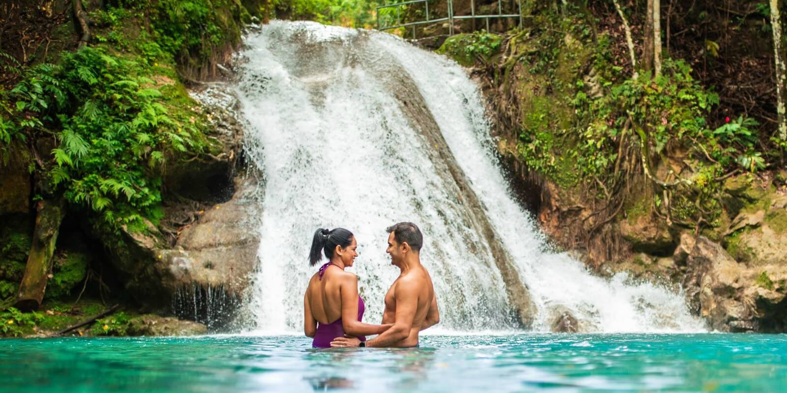 The best waterfall tours in jamacia with www.jamescarvertours.com