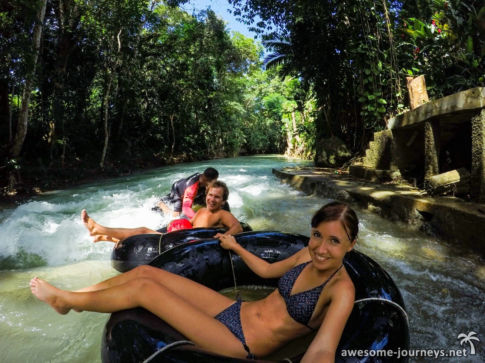 The best rafting tours in jamacia with www.jamescarvertours.com