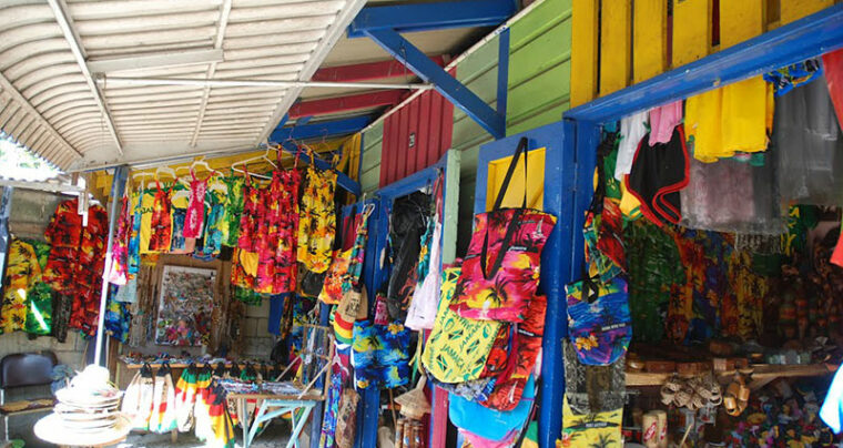 Montego Bay Craft Market in Jamaica